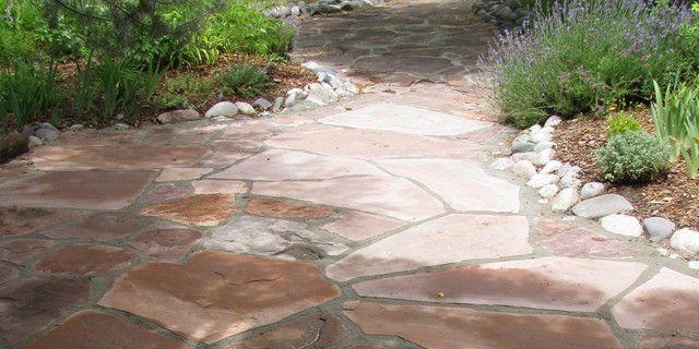 Flagstone Walkway