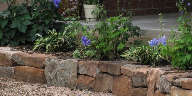 Retaining Rock Wall